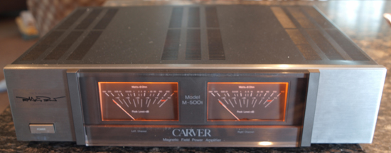 Carver mk II series audio amplifier